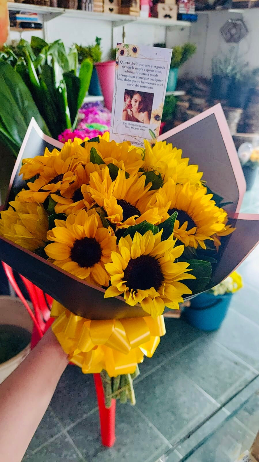 Ramo de Girasoles 🌻