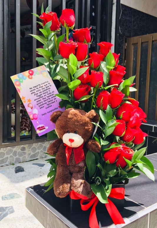 CARIÑITO EN ROSAS 🧸❤️